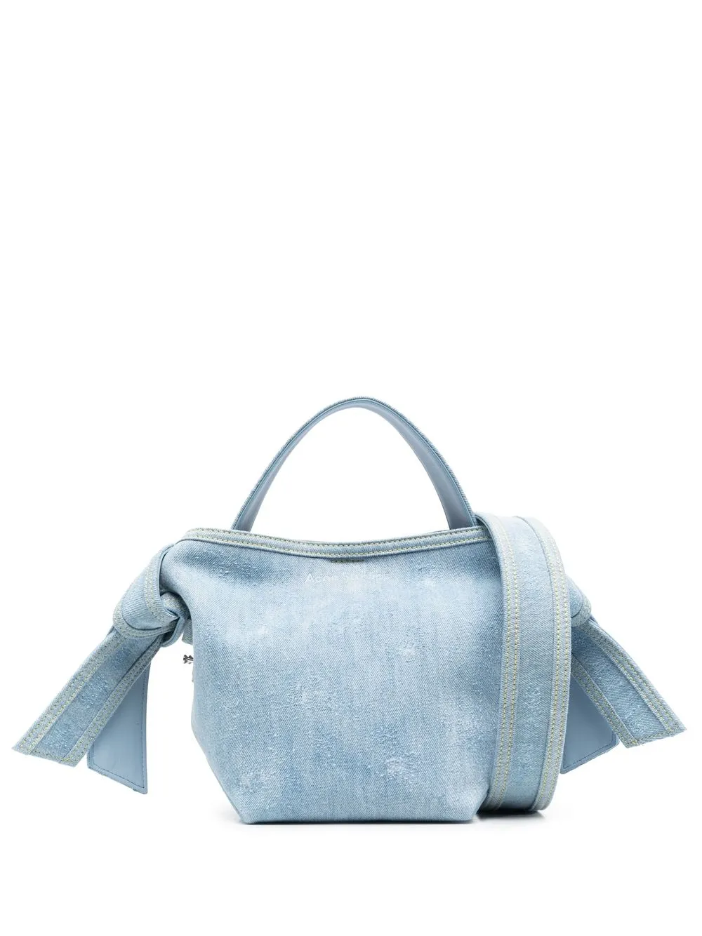 Acne Studios Borsa tote con dettaglio a nodo - Blu