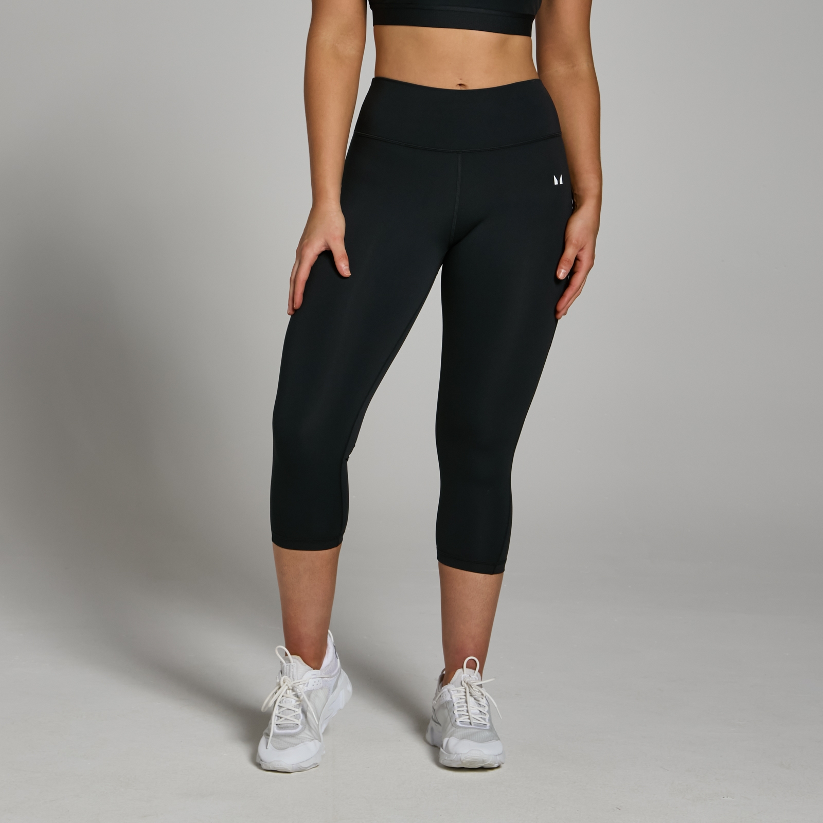MP Women's Power 3/4 Leggings - Black - XXS