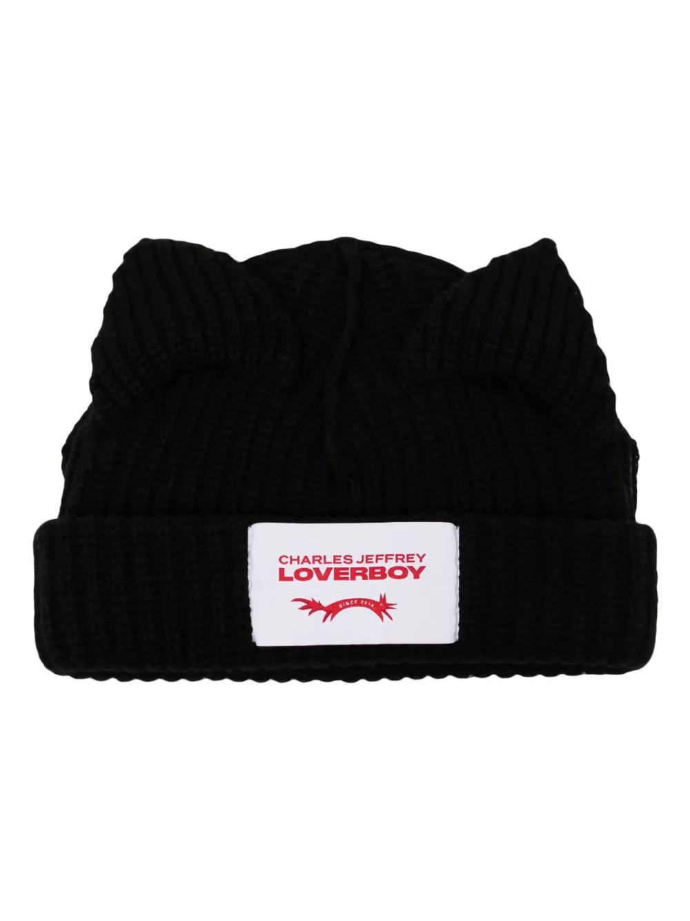 Charles Jeffrey Loverboy Berretto a coste Bear - Nero