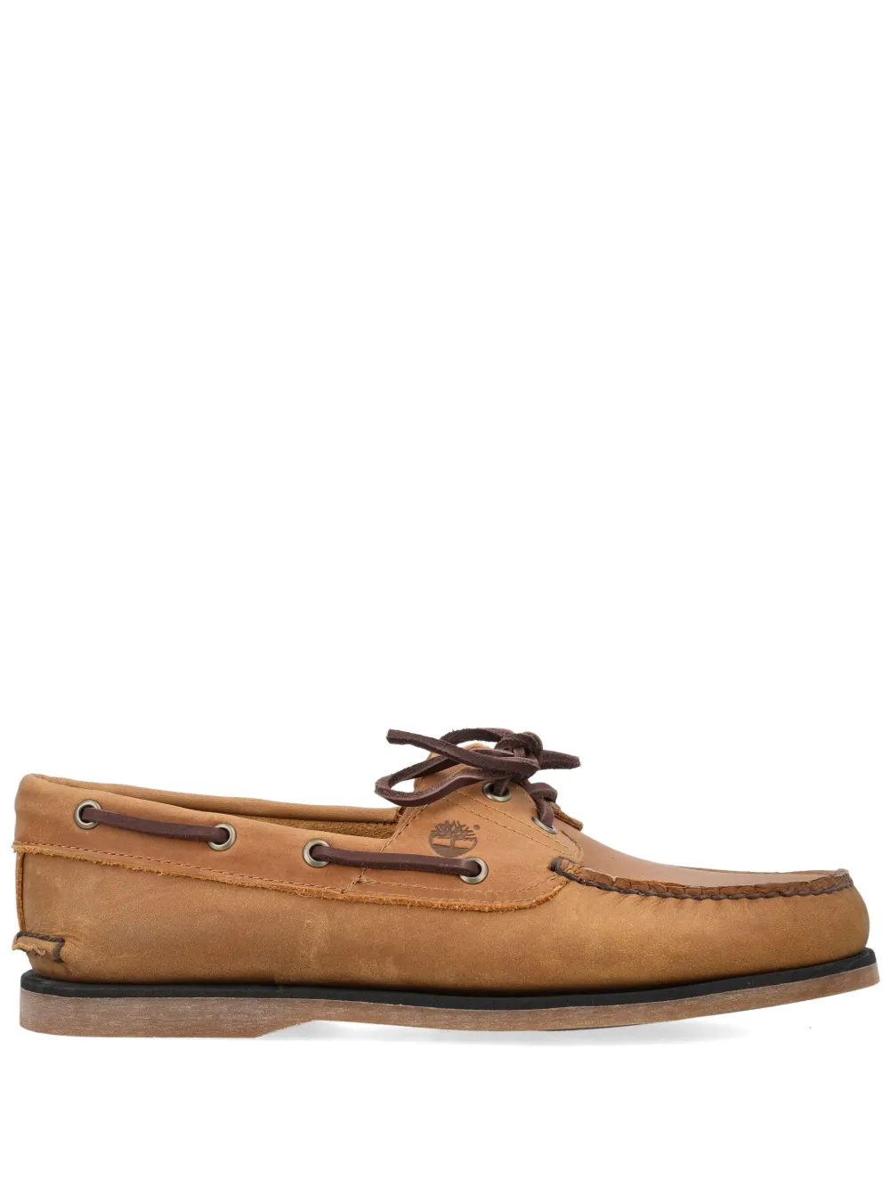 Timberland Classic leather boat shoes - Marrone