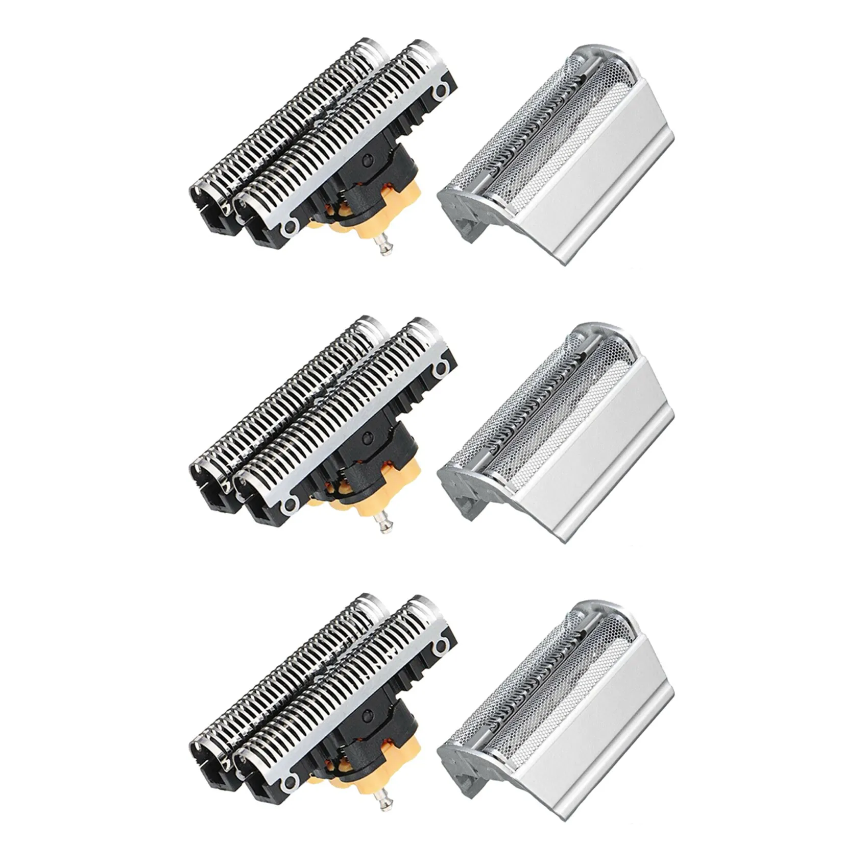 6X Combi Testa Lama Di Taglio Per Rasoio Braun 31S 31B 5000 6000 Serie 3
