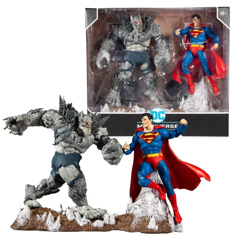 New Hot Mcfarlane Dc Giocattoli Multivali Superman Vs Doomsday Comics Anime Action Figures Statua Figurine Modello Bambole Regali 7-10In