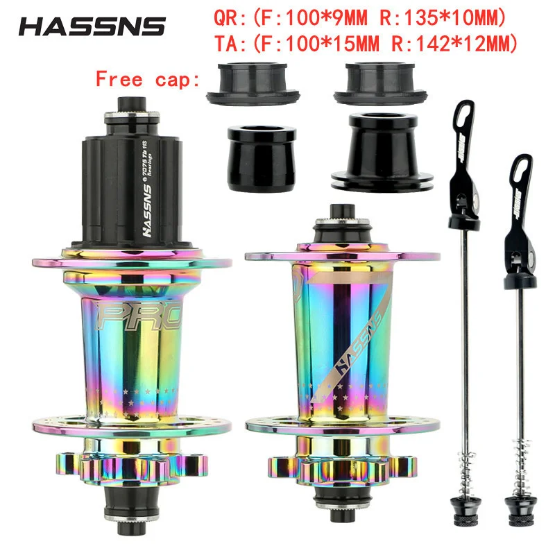 Hassns Pro7 Mtb Hub 32 24 Fori Cuscinetto Mountain Bike 12 11 10 9 8 7 Velocità Hub Noise Cube Bike Liner