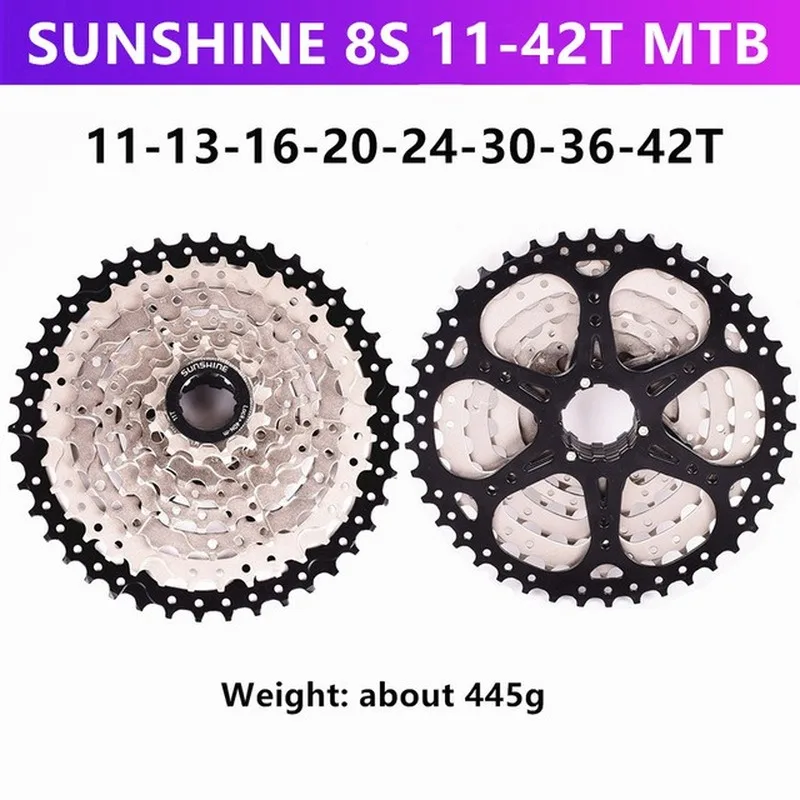 8 Speed Freewheel Mtb Mountain Bike Bicycle Cassette Flywheel 32/40/42T For Shimano Sram