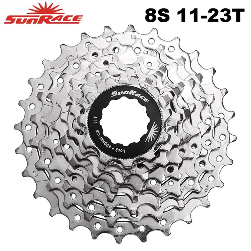 2023 New Sunrace 8 Speed Csm 680 Mtb Bike Cassette 11-40T Bicicletta Ruota Libera Per Shimano 8V System Cassette Sunrace