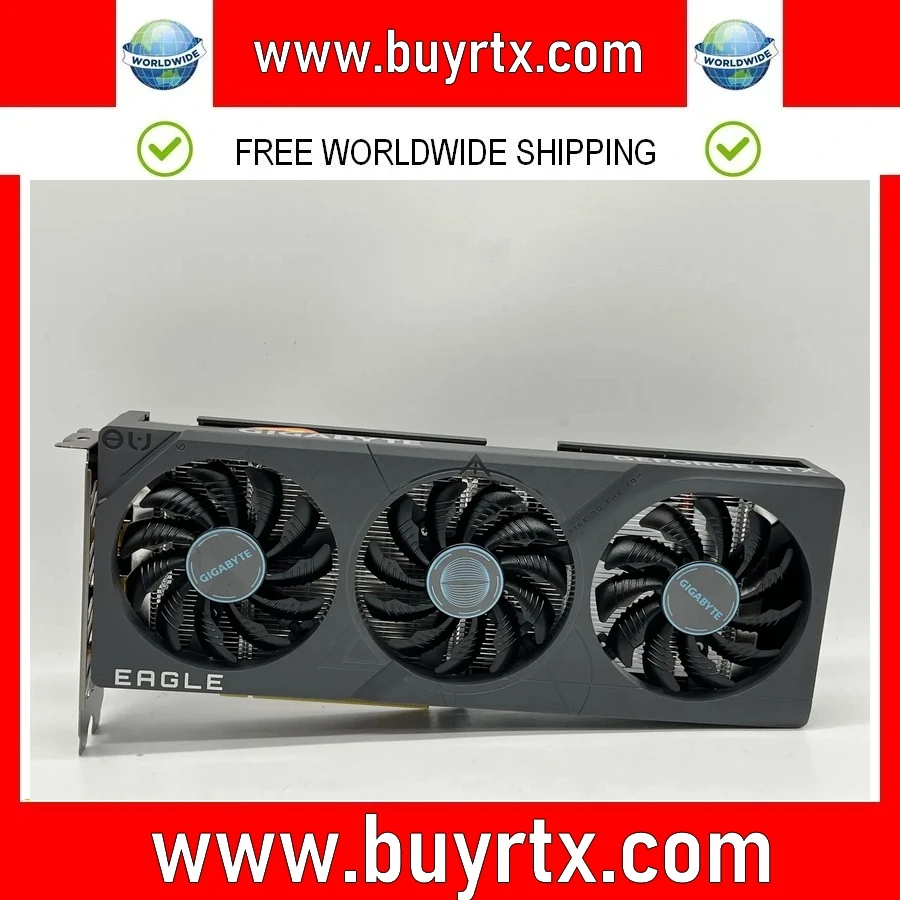 2024 Scheda Grafica Gigabyte Eagle Oc Geforce Rtx 4060 8Gb Gddr6 Usata