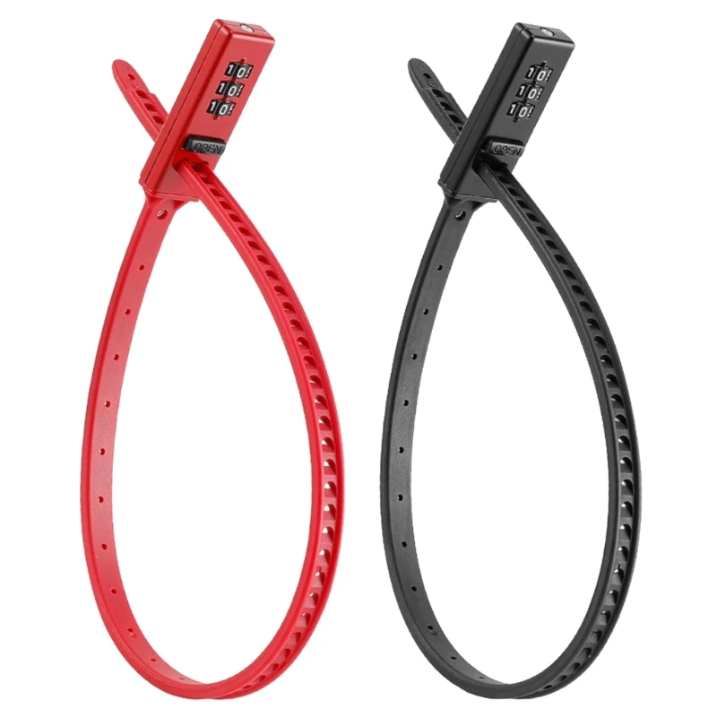 Lucchetto Per Biciclette, Lucchetto Per Biciclette Regolabile Multifunzione Con Cerniera, Lucchetto Per Biciclette, Armadietti A