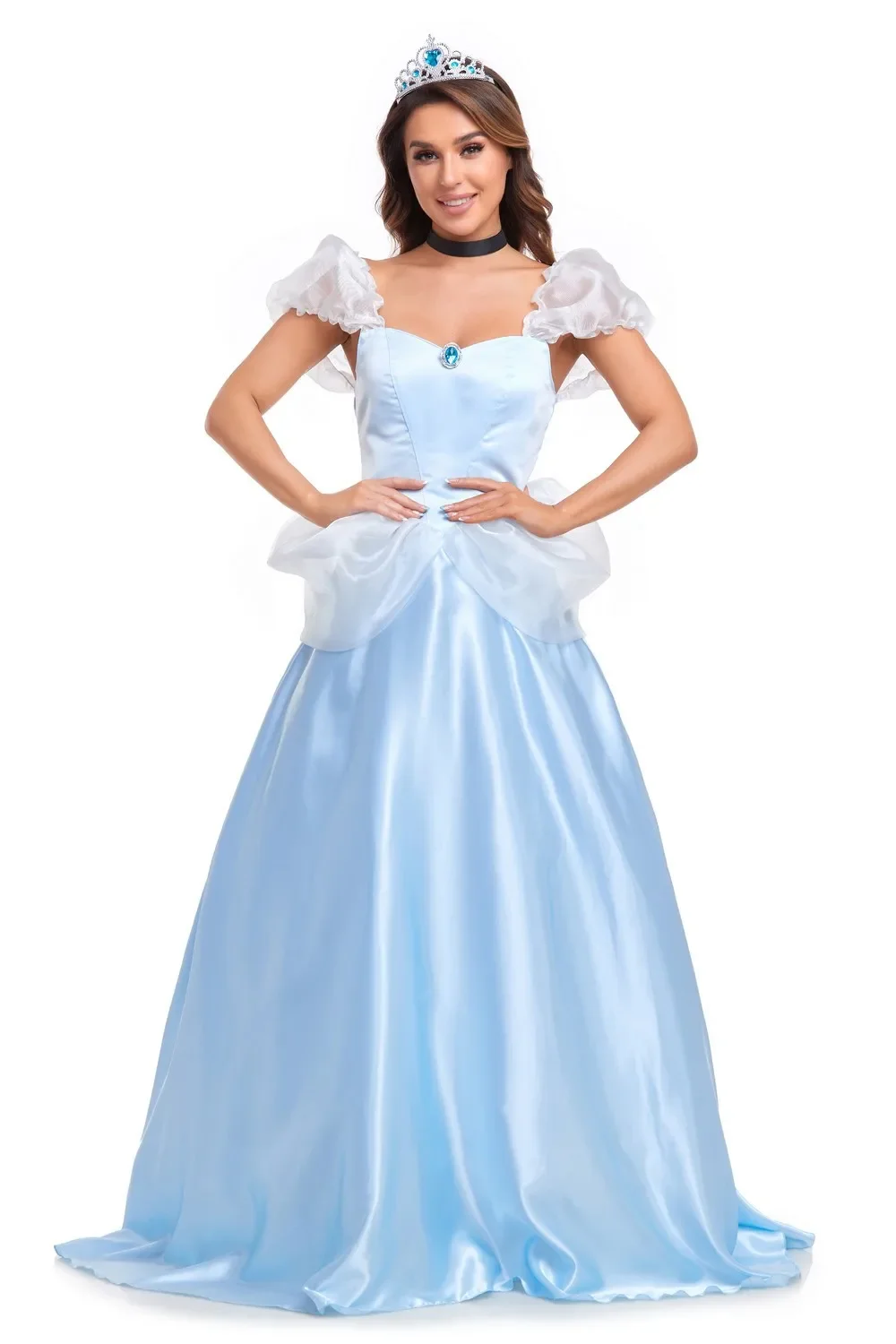 Halloween Adult Cosplay Cenerentola Princess Dress Nightclub Stage Costumes