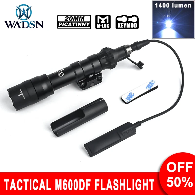 Wadsn Torcia Tattica M600Df Con Sl07 Scout Dual Switch Airsoft Torce 1400 Lumen Pistola Lampada Surefir Softair Arma Light
