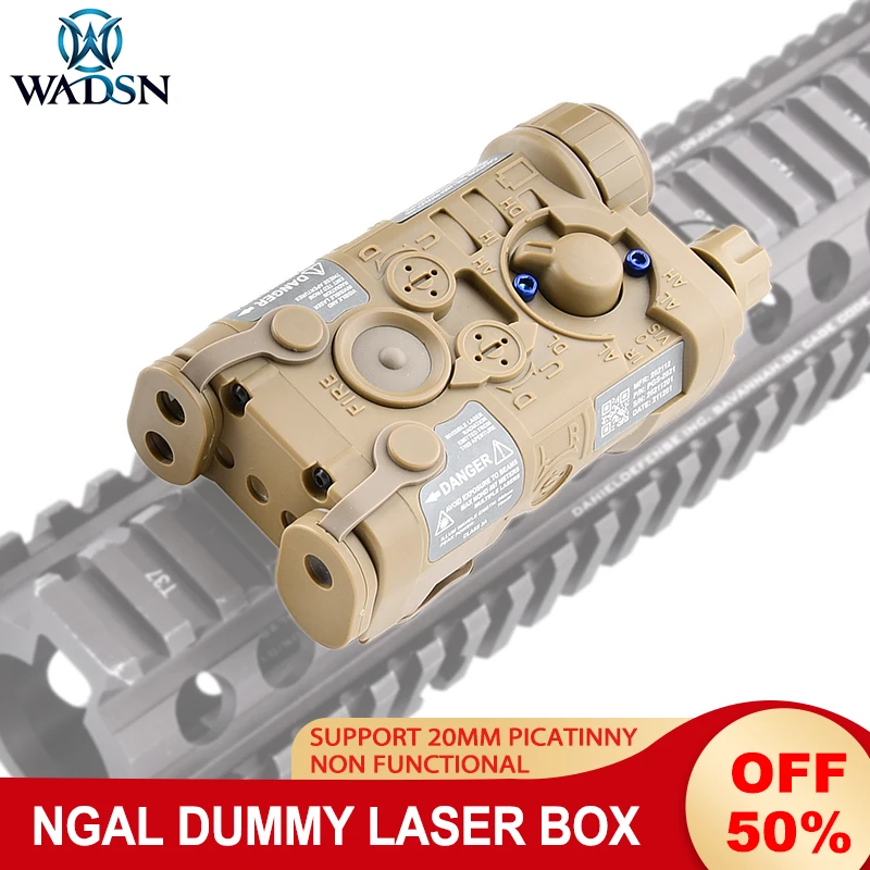 Softair L3 Ngal Scatola Batteria In Plastica Fittizia Laser Dbal A2 Peq Modello Airsoft Accessori Misura 20Mm Guida Picatinny