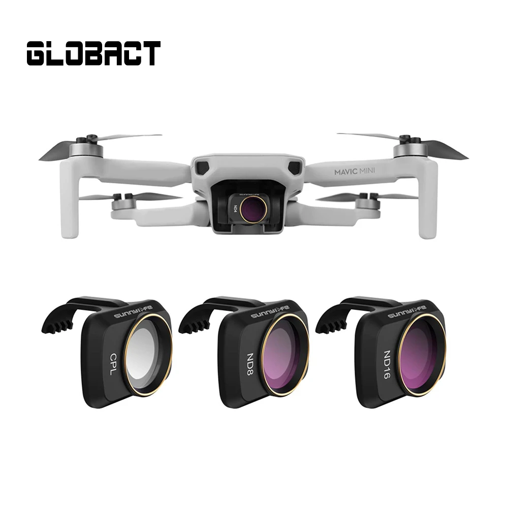 Globact Lens Nd Filtri Set Cpl Multi Coated Filtri Combo Camera Compatibile Dji Mavic Mini/Mini 2/Mini Se/Mini 2 Se Drone