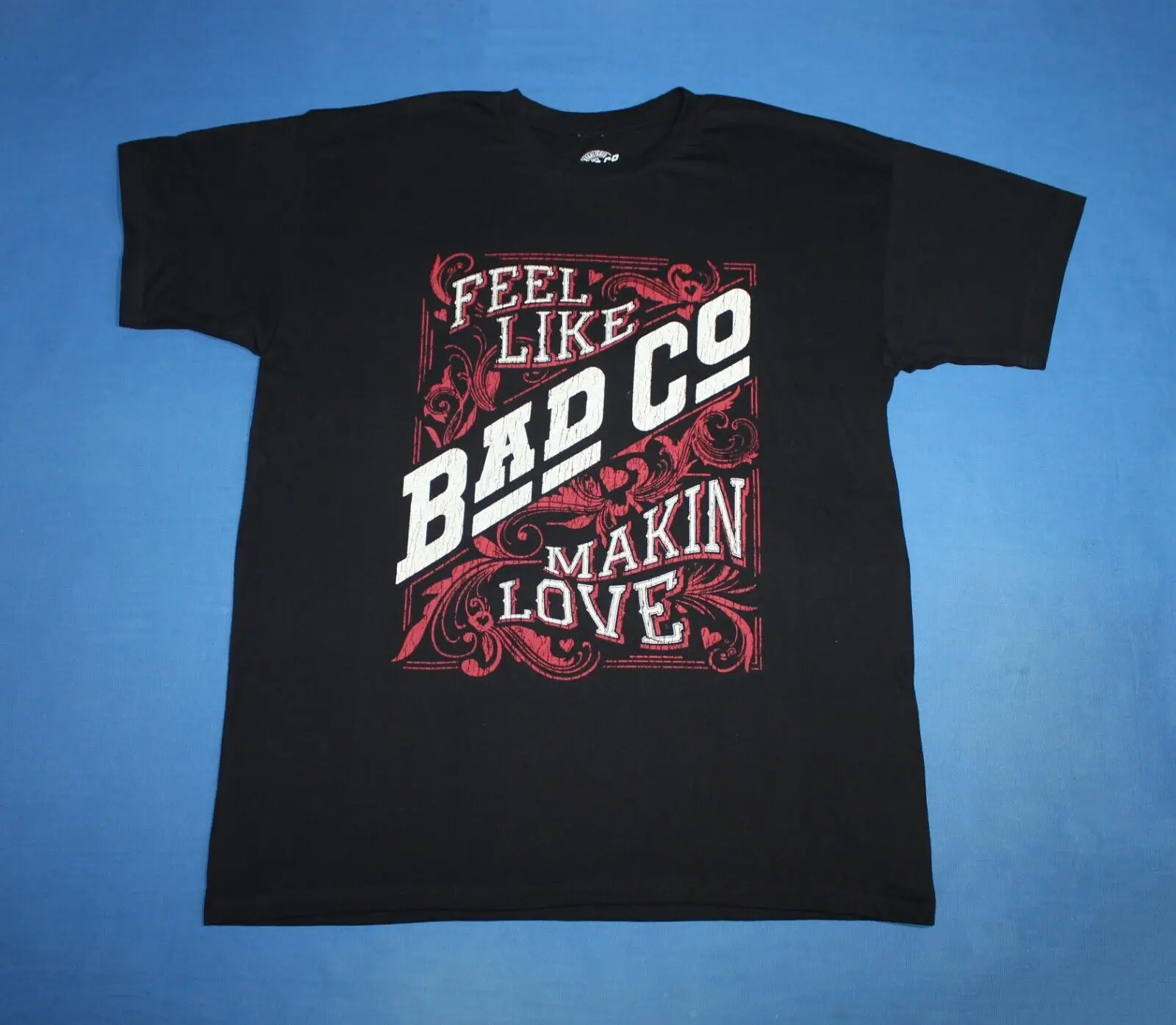 2019 Maglietta Bad Company Sentirsi Come Fare L'Amore Blues Rock Band Da Uomo Grandi Maniche Lunghe O Corte