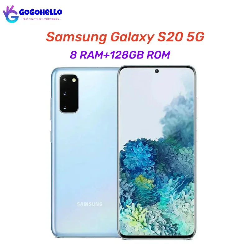 Un Samsung Sbloccato Galaxy S20 5G 6.2 "Android 8Gb E 128Gb Snapdragon 865 Nfc