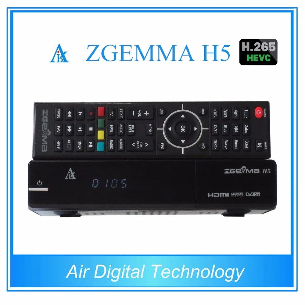 Zgemma H5 Ricevitore Satellitare Originale Enigma2 Linux Combo Dvb S2 Dvb T2/C Decoder Tv Satellitare Supporto Hevc/H.265