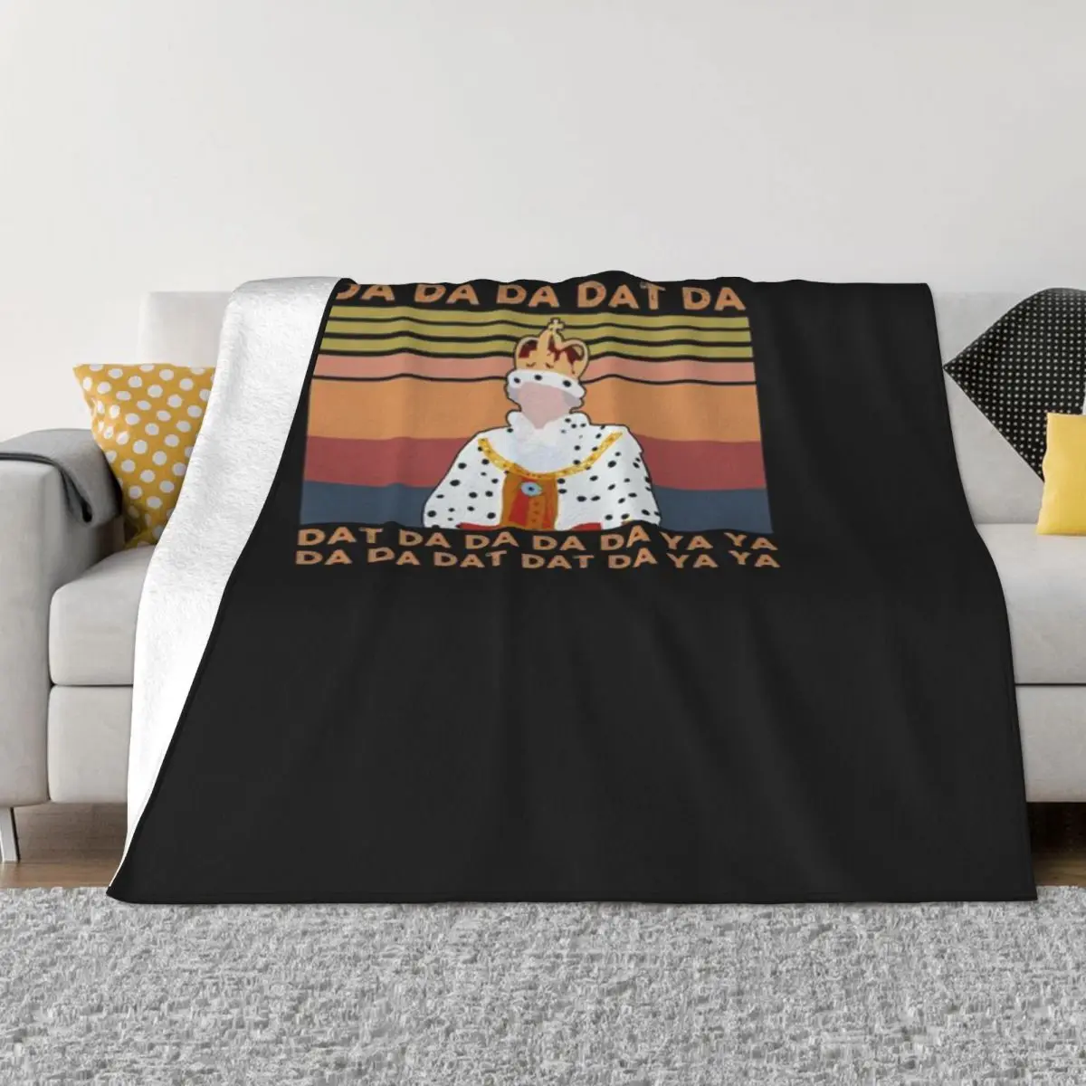 Hamilton King-George Chorus Da Da Dat Da Vintage Una Coperta In Micro Pile Ultra-Morbida
