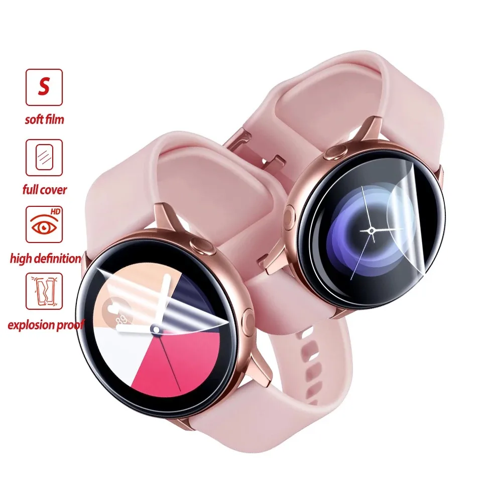 Adatto Per Samsung Watch Active 2Nd Generation Smart Watch Film 40/44Mm Pellicola Morbida Curva (Pellicola In Vetro Non Temperato)