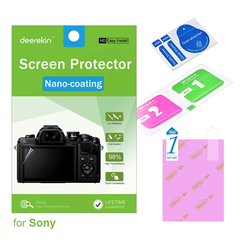 Deerekin Hd Nano-Rivestimento Di Protezione Dello Schermo Per Sony Cyber-Shot Dsc-Hx90V Hx90 Wx500 Dsc-Hx90V Dsc-Wx500 Hx99 Wx700 Wx800