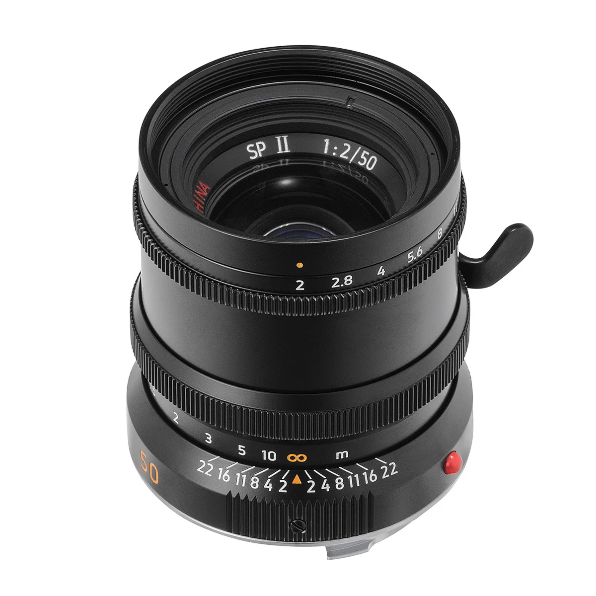 Light Lens Lab 50Mm F/2 F2 Sp2 Cooke Speed Panchro Ii Spii Leica M M6 M240 M9 M10 M11 M10P Sliver Chrome Black Paint
