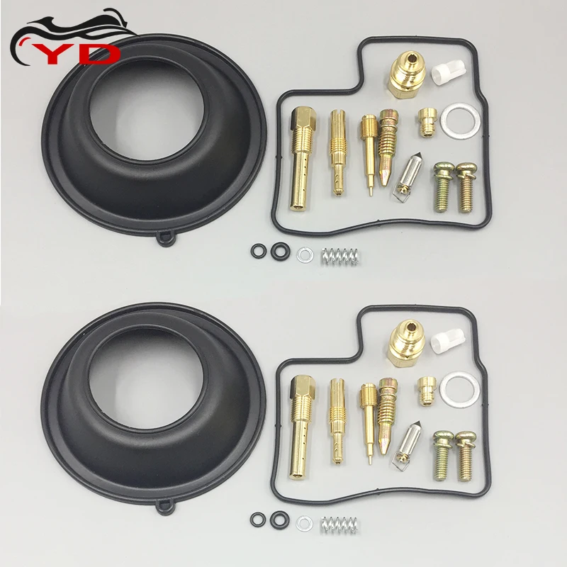 Kit Di Riparazione Carburatore Per Honda Xl600 Xl 600 V Xl600V Transalp 1987-2000 Con Guarnizione Ad Ago A Membrana Sottovuoto