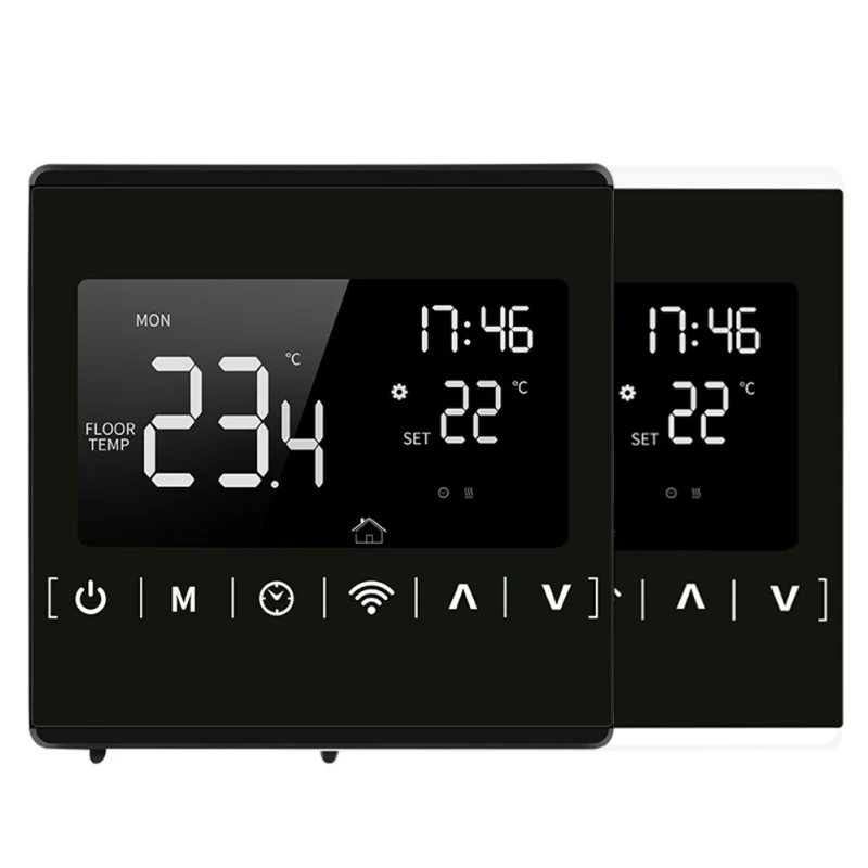 Tuya Wifi Smart Termostato, Riscaldamento Elettrico A Pavimento Temperatura Dell'Acqua Telecomando Lcd Touch Screen Riscaldamento A Pavimento Termosta