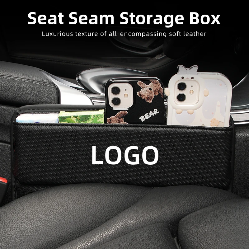 Seggiolino Auto Gap Organizer Box Leather Auto Crevice Stowing Tidy Storage Bag Per Subaru Impreza Legacy Wrx Sti Brz Forester Wrc