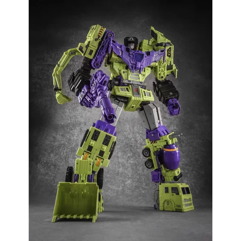 Trasformazione Toyworld Tw-C07X Green Tw Sculacciator Action Figure 6-In-1 Fit Toy