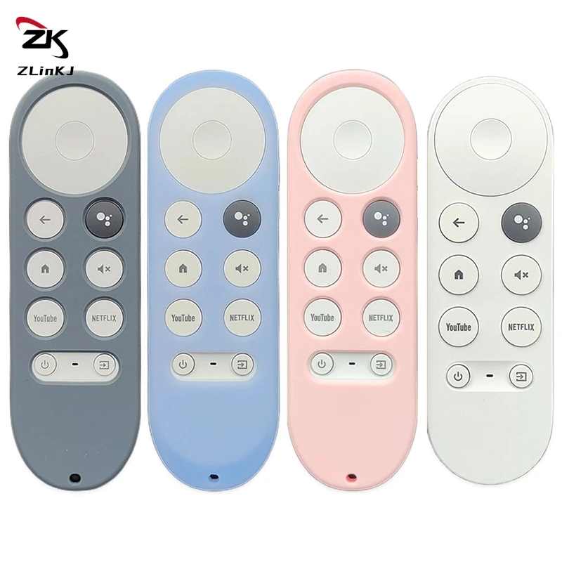 Custodia Morbida In Silicone Per Il 2020 Google Chromecast 4K Snow Remote Cover Protettiva Shell Antiscivolo Per Chromecast Smart Tv Remote