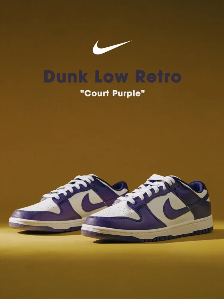 Scarpe Da Corsa Retrò Basse Nike Dunk Originali Per Uomo Donna Nero Bianco Panda Corte Viola Sneakers Sportive All'Aperto