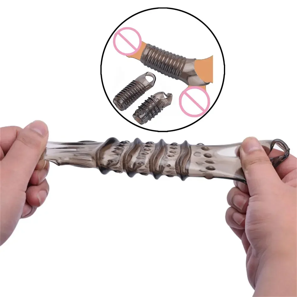 Ingrandisci Accessori Da Uomo Prodotti Ignifughi Scroto Uomo Anello Peninana Su Gabbia Di Castità Del Pene Per Vibratore Uomo Donna