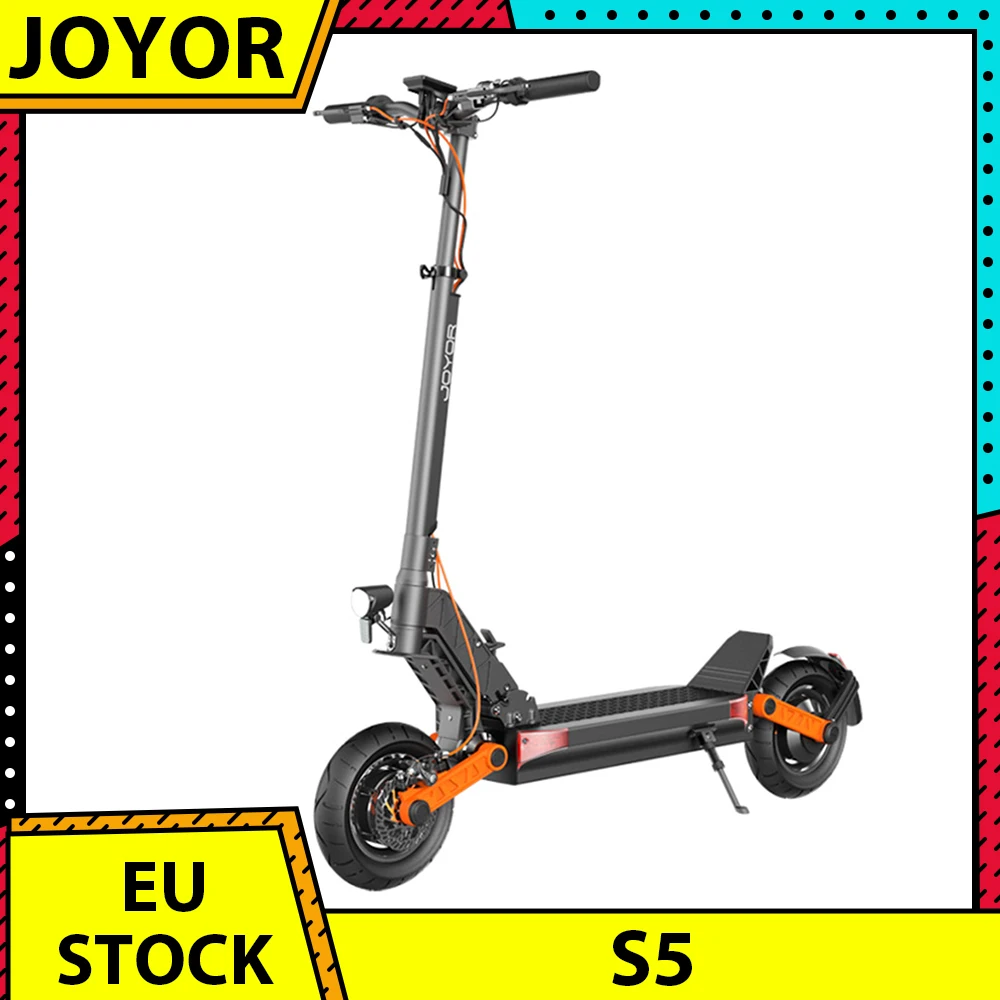 Joyor S5 Pneumatici Ad Aria Da 10 Pollici Scooter Elettrico 48V 13Ah Batteria 600W Motore E-Scooter 25 Km/H Velocità Massima 40-55Km Gamma Cruise Cont