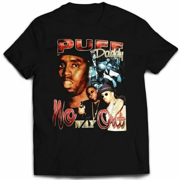 Maglietta Rap In Stile Vintage Puff Daddy Senza Uscita A Maniche Lunghe O Corte