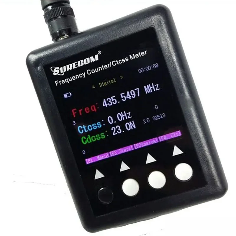 Portatile Surecom Sf-401 Plus Gamma Di Test 27Mhz-3Ghz Contatore Di Frequenza Scanner Ctcss/Dcs Decoder Dmr Digital Radio Tester