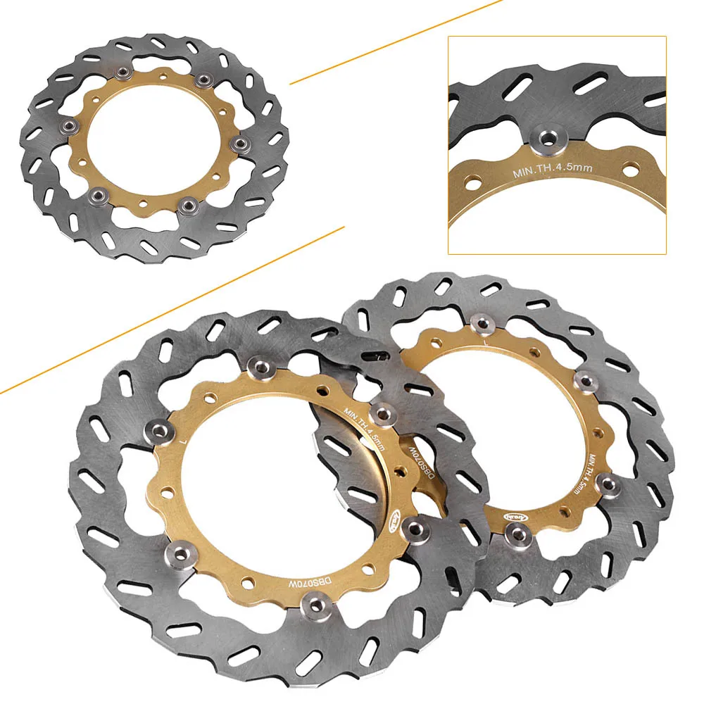 Dischi Dischi Freno Anteriore Moto 2 Pezzi Dischi Per Yamaha Xp T-Max 500 2008-2011 E Xp T-Max Abs 500 2008 2009 2010 2011 2012