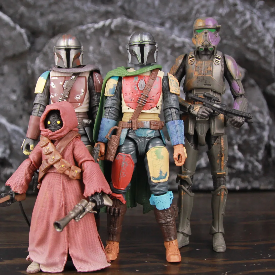Star Wars The Mandaloriano Imperial Death Trooper Jawa Cara Dune 6 "Action Figure Original Black Series Kenner Toys Doll Model