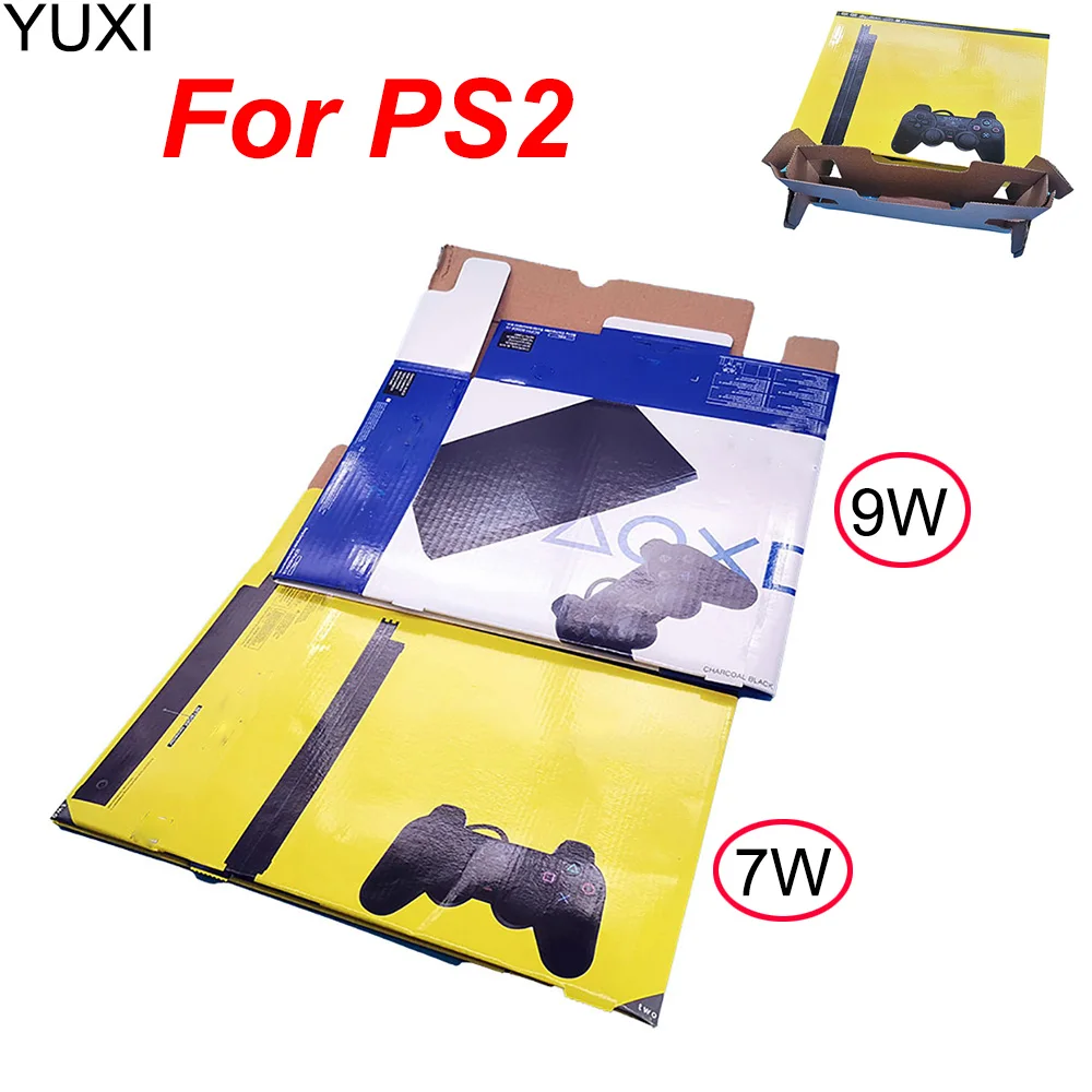 Yuxi 1 Pz Nuove Scatole Di Imballaggio Per Ps2 7W 77004 Console Di Gioco Proteggere Scatola Di Imballaggio Cartone Per Ps2 9W 90004