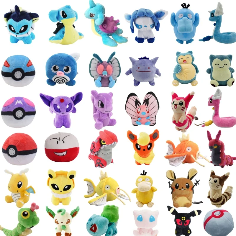 Pokemon Peluche Dragonite Lucario Dragonair Eevee Psyduck Magikarp Snor Groupon Lapras Furret Peluche Bambini Regali Di Compleanno