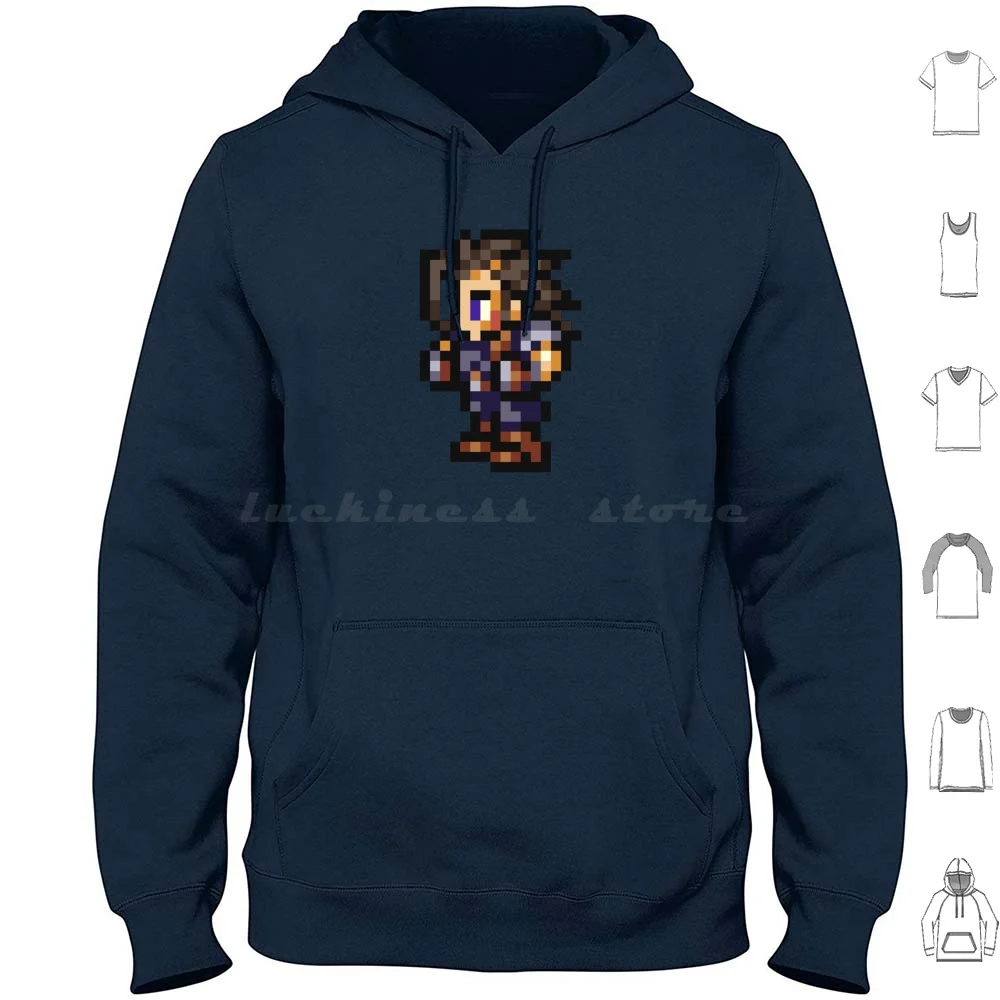 Felpe Con Cappuccio Snap Sprite Manica Lunga Final Fantasy Record Keeper Ffrk Ff6 Vi Ffvi 6 Sprite Sprites Pixel 8 Bit 8Bit 8 Bit