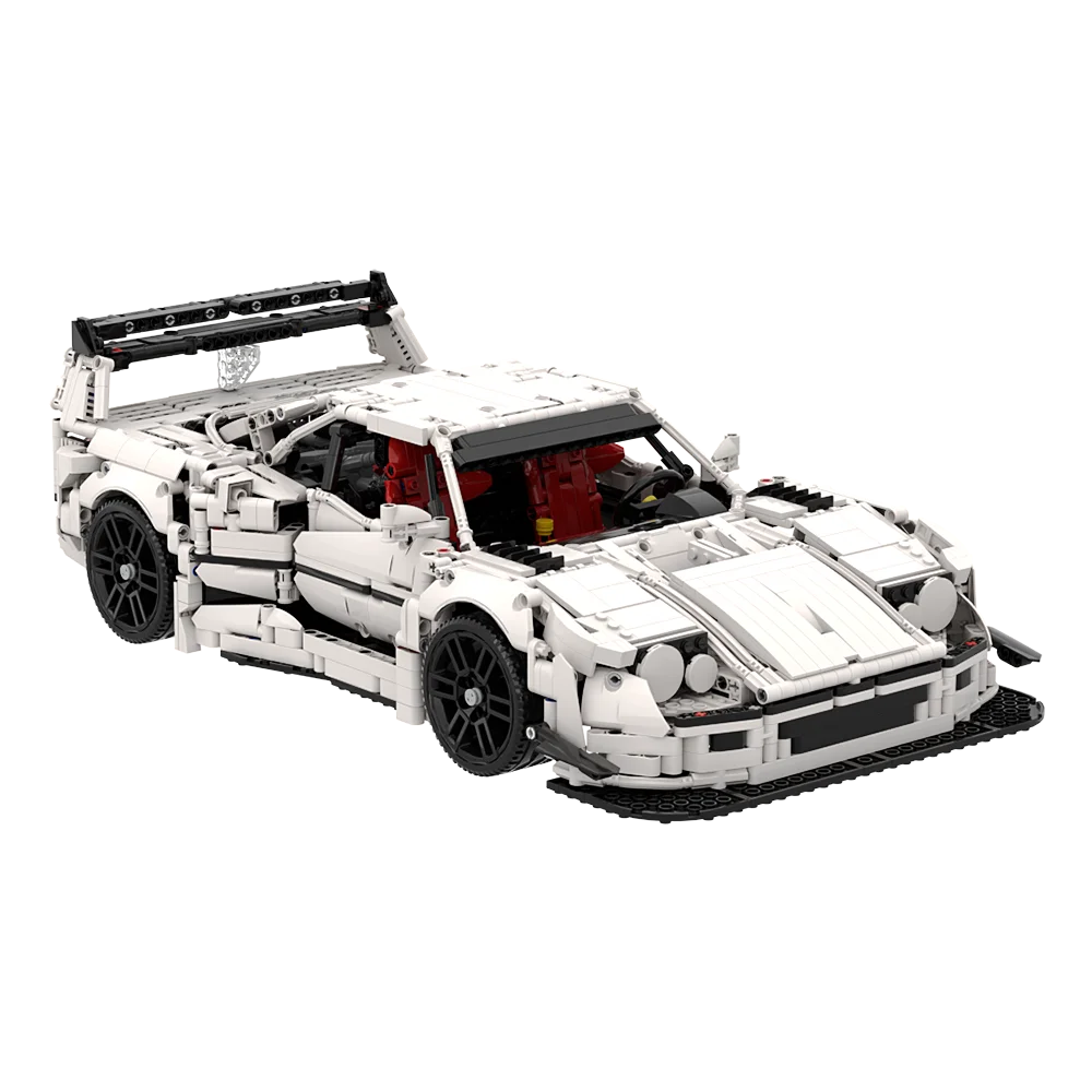 Gobricks Moc Ferraried F40 Liberty Walk Bricks Modello Classic Sports Car Supercar Building Blocks Set Giocattoli Educativi Regalo
