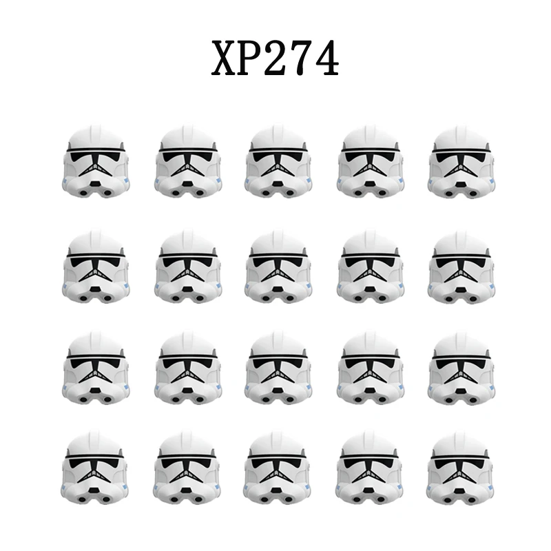 Building Blocks Clone Trooper 20 Pz/Set Trasparente Darth Vader Brick Figure Figurine Trasparente Storstrooper Assembly Toys