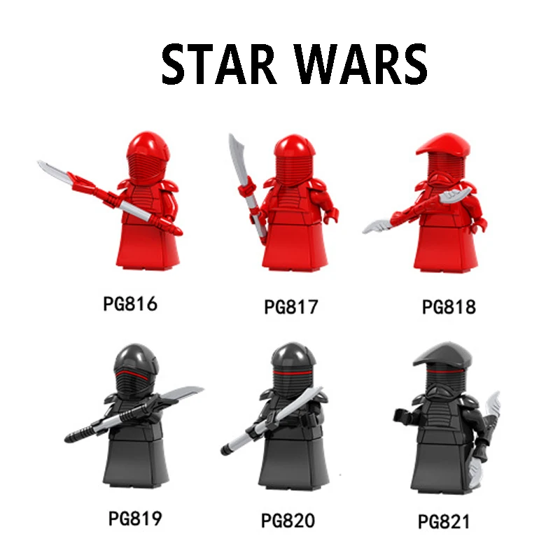 Blocchi Di Costruzione Emperor Palpatine Royal Gumards Bricks Figures Han Solo Carbonite Mini Figurine Figure Assembly Giocattolo Per Bambini
