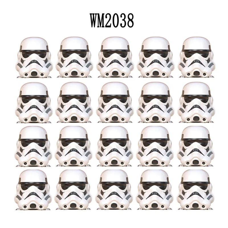 20 Pz/Set Building Blocks Death Trooper Mandalorian Brick Figure Storm Trooper Flame Trooper Moff Scatola Mini Assembly Toys