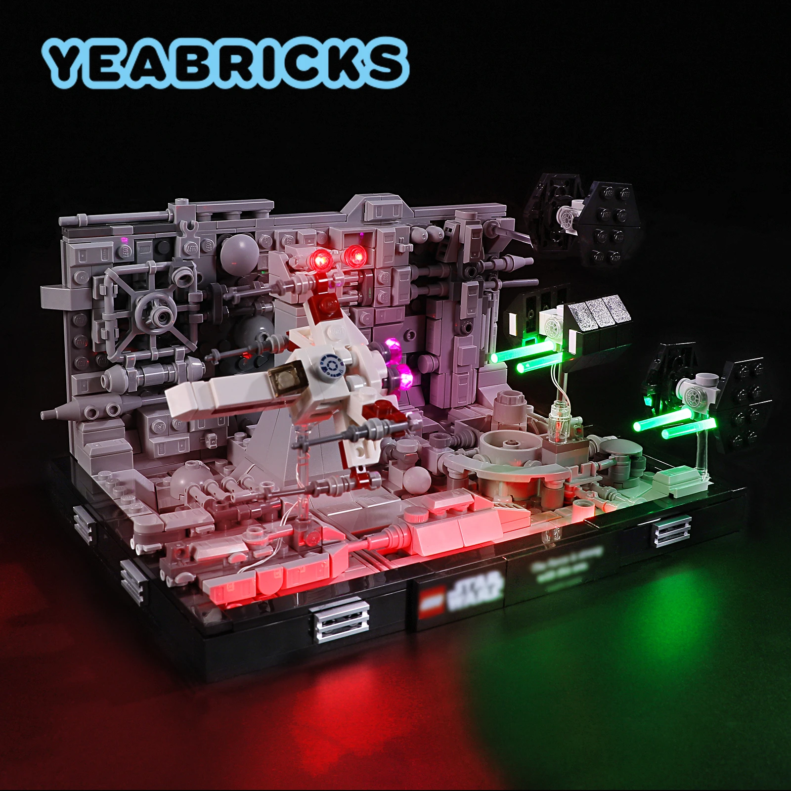Yeabricks Kit Luci A Led Per 75329 Trench Run Diorama Building Blocks Set (Non Includere Il Modello) Giocattoli In Mattoni Per Bambini
