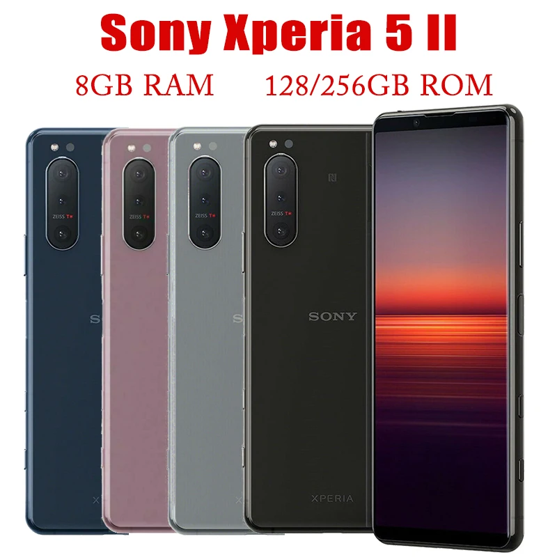 Sony Xperia 5 Iii Iii 5G Xq-Bq52/Bq72 128Gb/256Gb Originale 6.1 "Snapdragon 888 Triple 12Mp Dual Sim 8Gb Sbloccato Cellulare