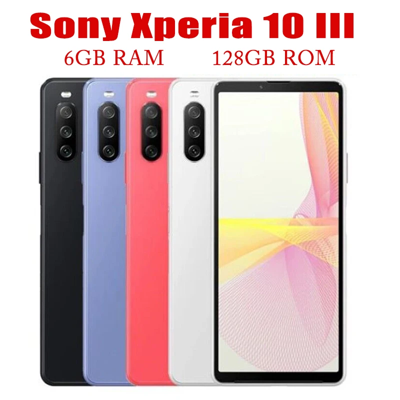Sony Xperia 10Iii 10 Iii Iii 5G Dual Sim Xq-Bt52 6.0 "6Gb Ram 128Gb Rom Snapdragon 690 Nfc Originale Android Sbloccato Smart Phone