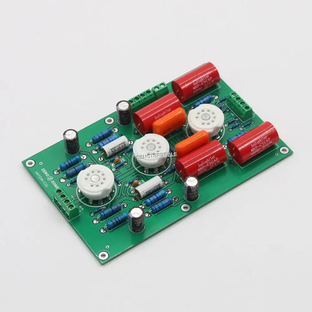 Hifi Stereo 12 Ax7/Ecc83 Scheda Preamplificatore Tubo/Kit Base Su Circuito Mcintosh C22