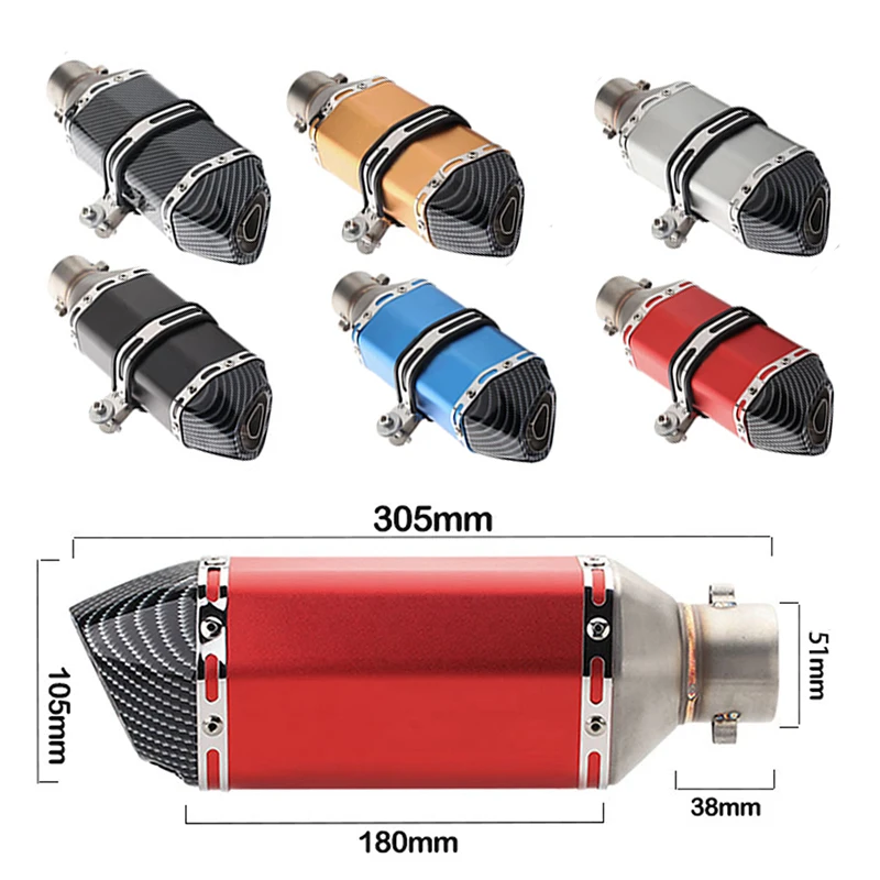 Silenziatore Universale Per Tubo Di Scarico Moto Rcycle Moto R Escape Moto Sinistro E Destro Per Bmw F800Gs R1200Gs Lc R 1250 Gs 1200 Adventure