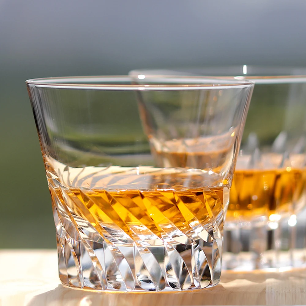 Gloria Angel Wings Crystal Whisky Glass Design Di Baccarat France Winged Victory Whisky Tumbler Intaglio A Mano Cognac Wine Cup