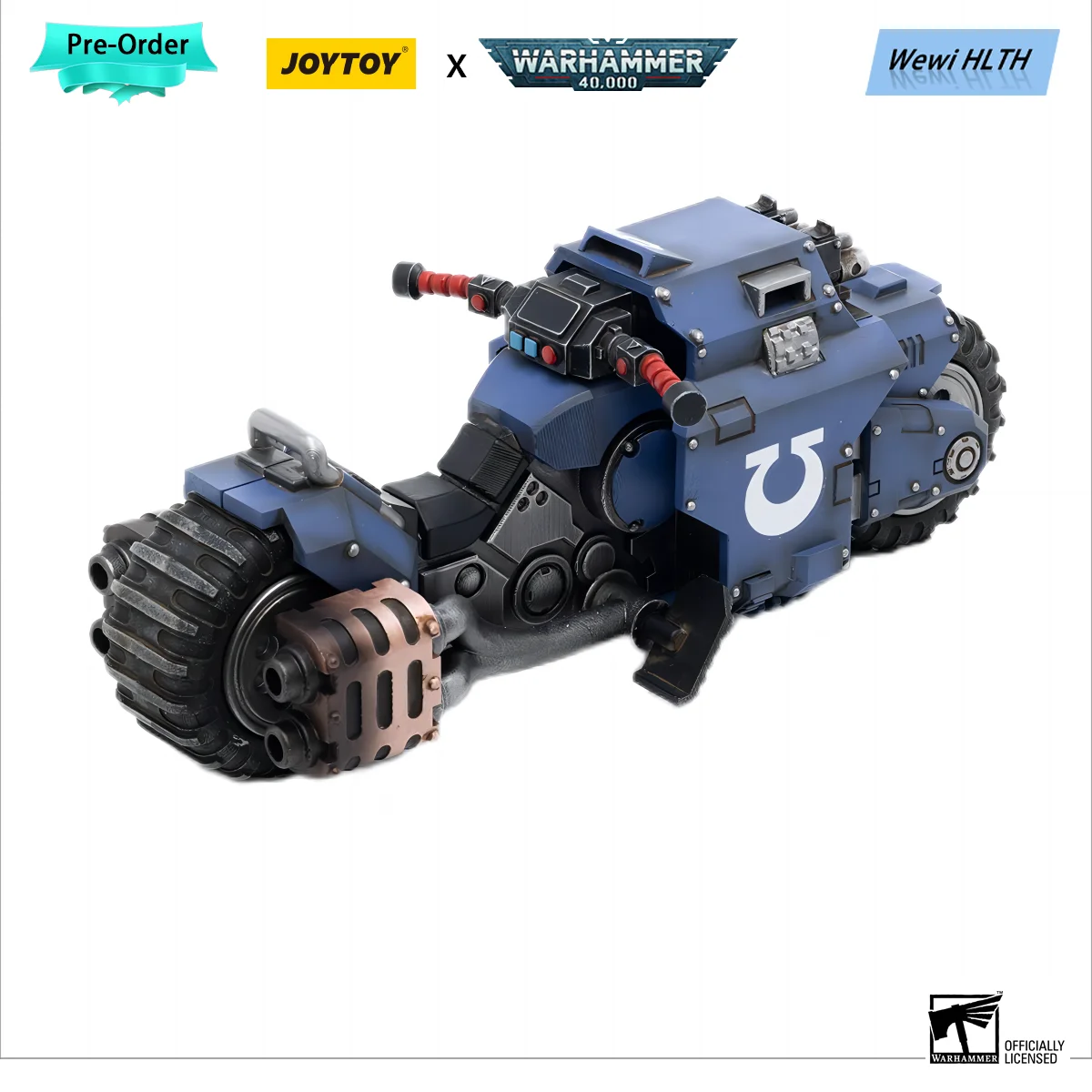 Joytoy 1/18 Action Figure Warhammer 40K Ultramarines Outriders Collezione Anime Modello Militare Spedizione Gratuita