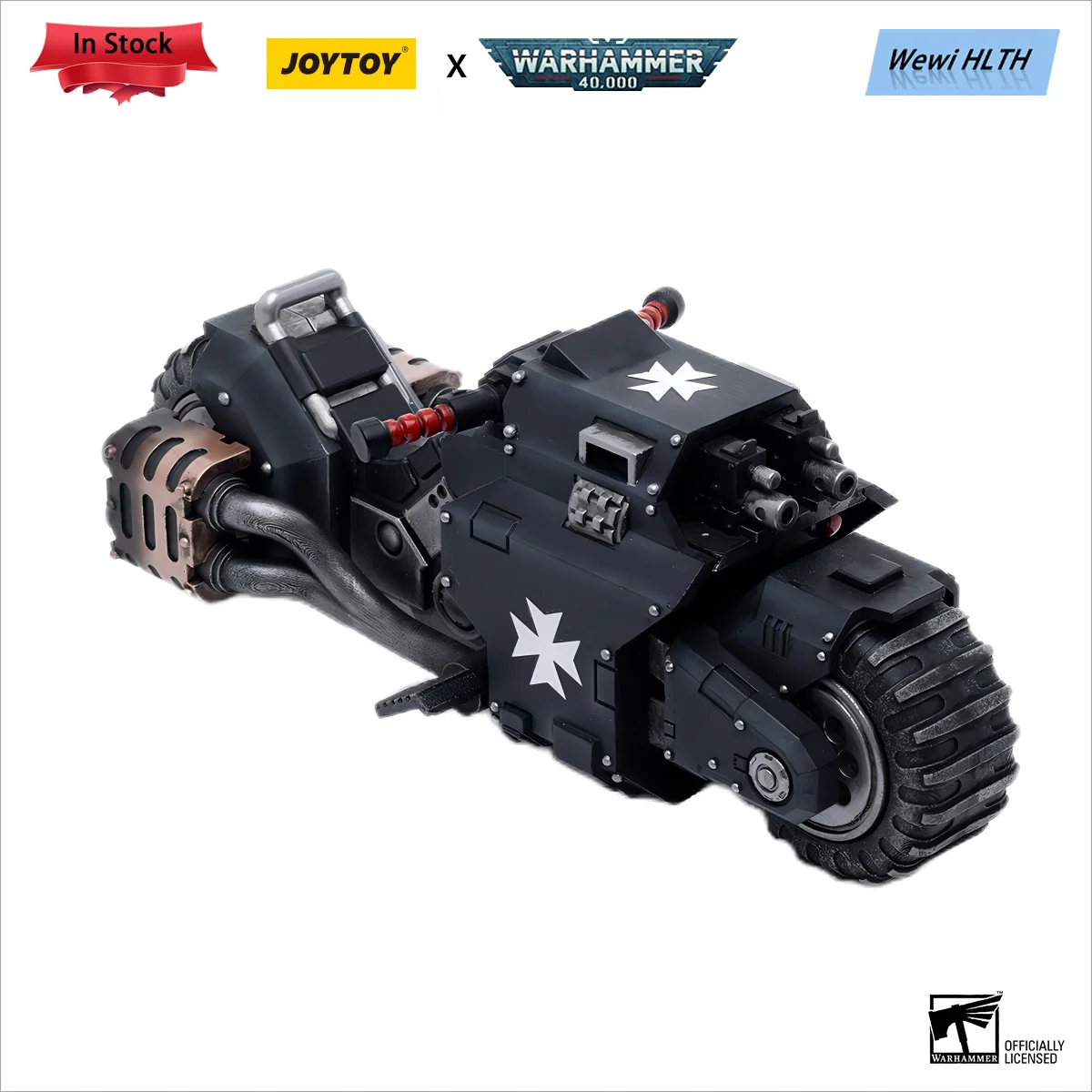 Joytoy 1/18 Action Figure Warhammer 40K Black Templars Outriders Collezione Anime Modello Militare Spedizione Gratuita