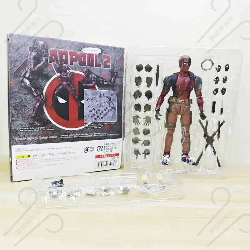 Hot Marvel Shf Deadpool 2 Action Figure Toys Pvc Superhero Collection Dolls Mobile Marvel Deadpool Figurine Model Statue Gifts